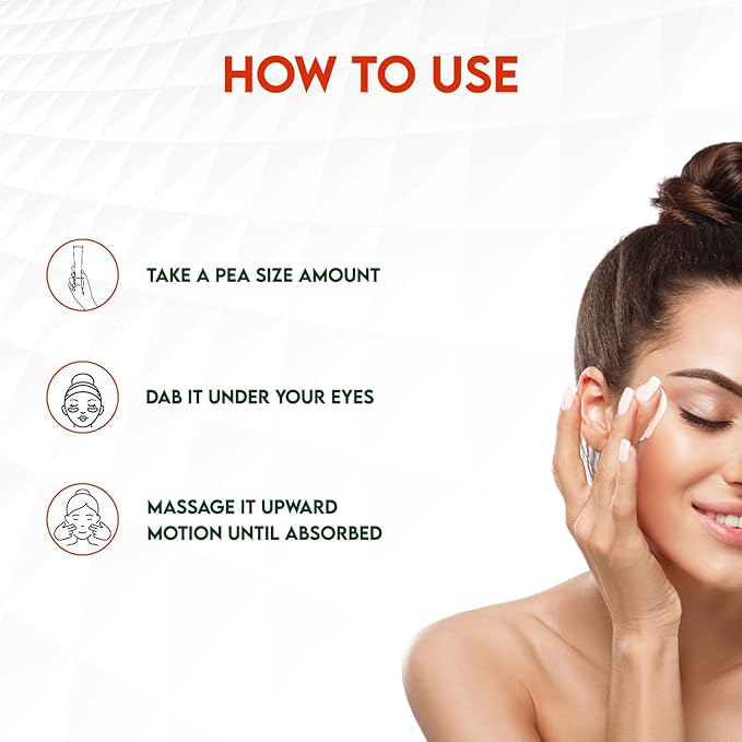 Eye Contour Cream with Hazel & Almond Remove Dark Circles & Puffiness 20gm by Jovees