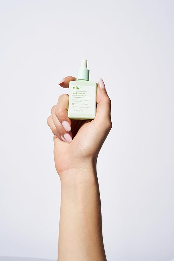 Divi Scalp Serum for Thinning Hair, 15ml – Clinically Tested, Nourishing Formula with Amino Acids, Caffeine & Rosemary Oil – Promotes Healthy Scalp & Fuller-Looking Hair, Reduces Oil & Product Buildup