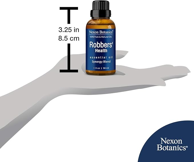 Robbers' Health Essential Oil Blend 30 ml - Immunity Boosting Thieves Oil - Natural Fighter Shield Against Germs - Nexon Botanics