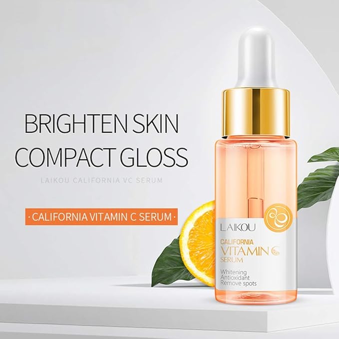 AKARY Vitamin C Serum with Hyaluronic Acid Organic Firm Skin Reduce Formula for Face Skin Improve Remove Flaw Essence