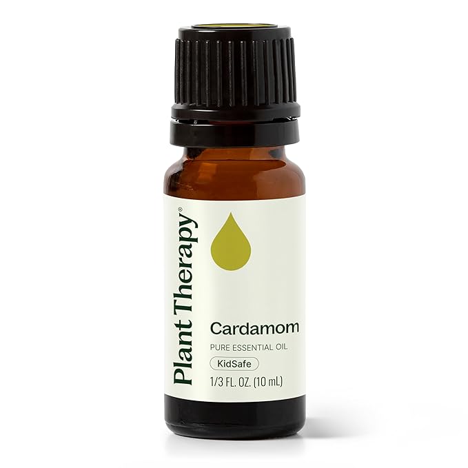Plant Therapy Cardamom Essential Oil 10 mL (1/3 oz) 100% Pure, Undiluted, Therapeutic Grade