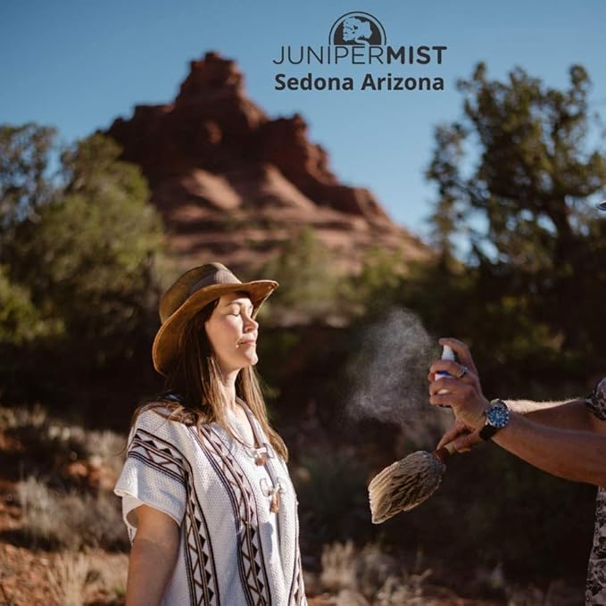 Sage Smudge Spray with Lavender (4 Fl Oz) - for Cleansing Negative Energy - Sage Spray Alternative to Smudge Sticks - Sustainably Made in USA with Pure Essential Oils and Real Crystals