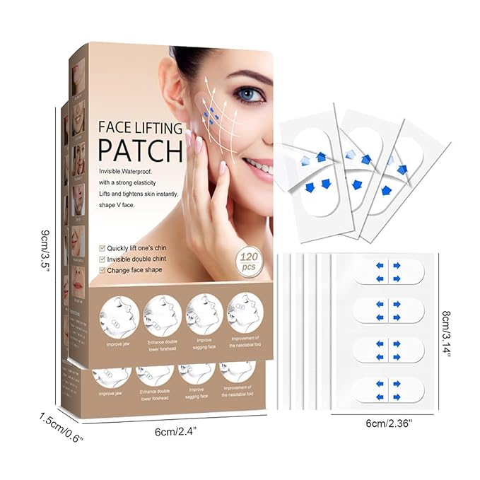 Face Lifting Tape, Face Lift Tape invisible, 240PCS Anti-Wrinkle Face Tape, Skin Facial Face Neck Tapes for Lifting Sagging Skin