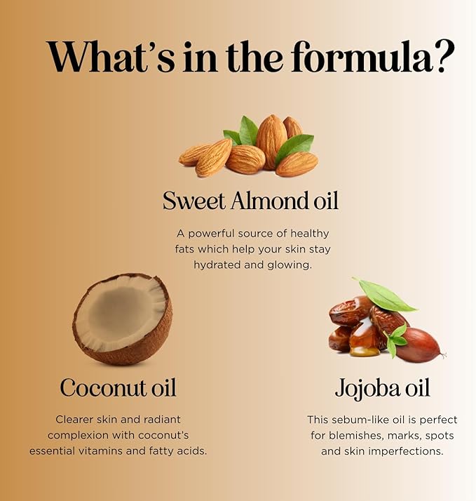 Vanilla Sensual Massage Oil for Couples - Irresistible Full Body Massage Oil for Date Night with Smooth Gliding Coconut and Sweet Almond Oil with Dreamy Vanilla Scent - Non GMO Gluten Free and Vegan