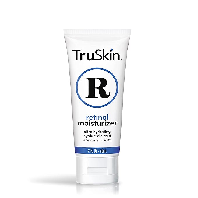 TruSkin Retinol Face Moisturizer – Powerful Anti-Aging Moisturizer for Women with Hyaluronic Acid & Vitamin E – Retinol Cream for Face for Youthful-Looking Appearance, 2 fl oz