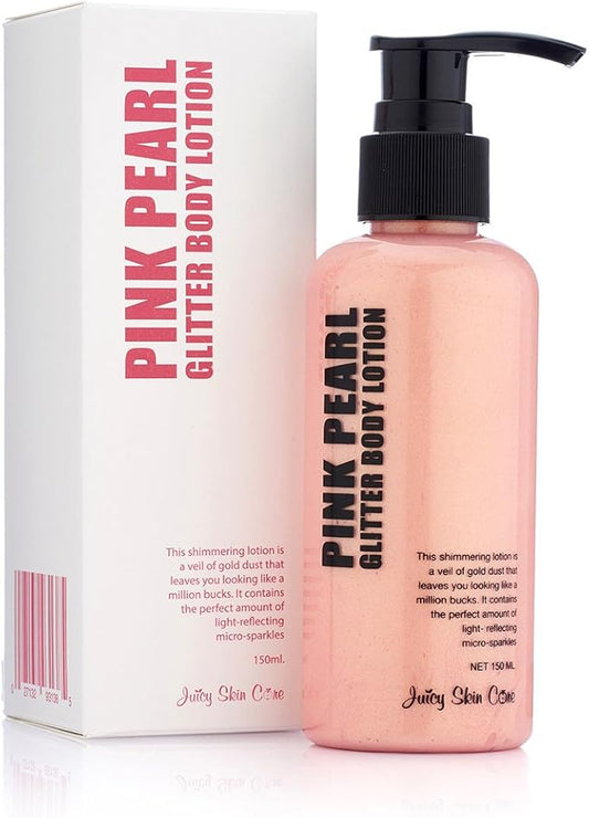 Pink Pearl Glitter Body lotion – Shimmer body Lotion
