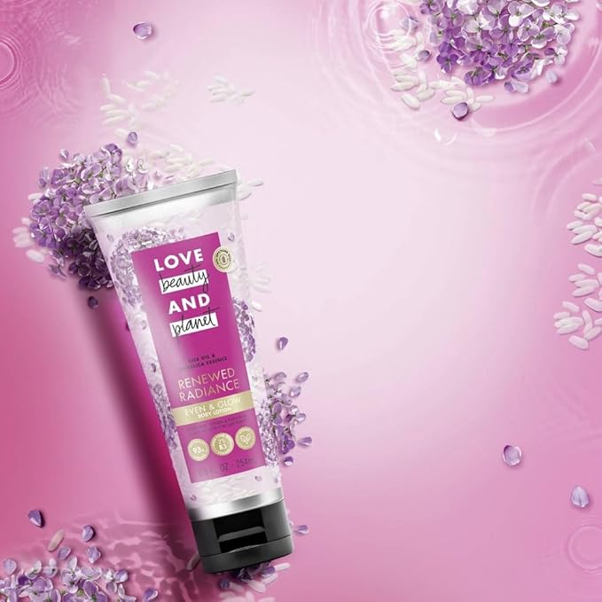 Love Beauty And Planet, Even & Glow Body Lotion, Renewed Radiance, Rice Oil & Angelica Essence, 8.6 fl oz
