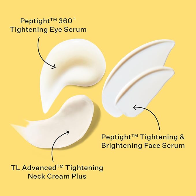 StriVectin Tighten and Lift Power Starters Trio Kit, 3 piece Peptide Kit for Face, Eyes and Neck, to help visibly reduce the look of Wrinkles and Fine Lines