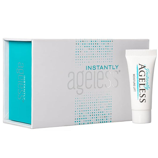 Instantly Ageless - Instant Face Lift Cream - Skin Care for Anti Aging face cream - Wrinkle Tightener - Instant Under Eye Bags Remover - Facelift in a Box of 25 Vials