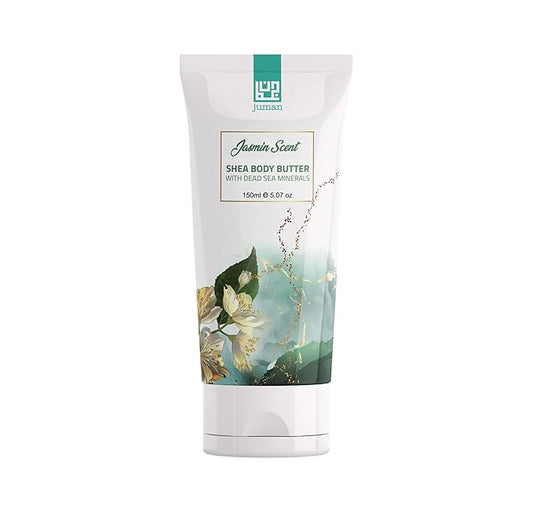 Dead Sea Goods | Shea Body Butter - Jasmin Scent with Dead Sea Minerals, 5.07 Ounce (Pack of 1)