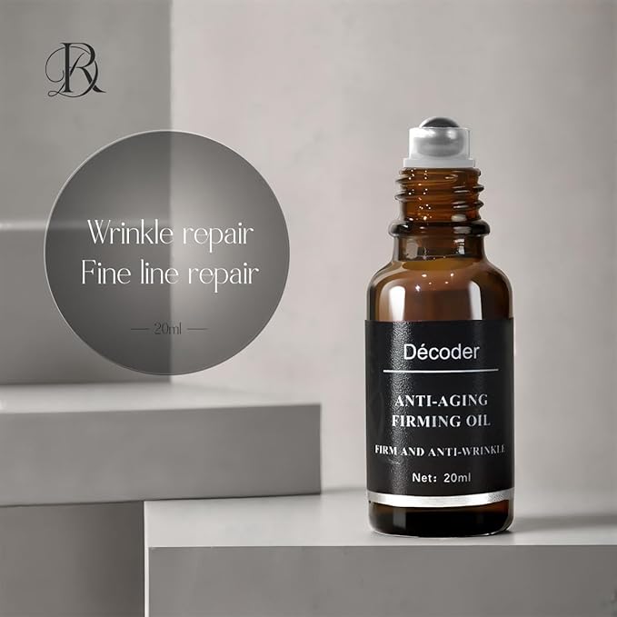 Decoder Firming and Rejuvenating Beauty Eye Serum Oil, Eye Skin Care Essence Oil, Under Eye Cream - Jojoba Oil, Squalane, Shea Butter, Baobab Oil, Hazelnut Oil -Nourishing Fine Lines and Youthful Skin