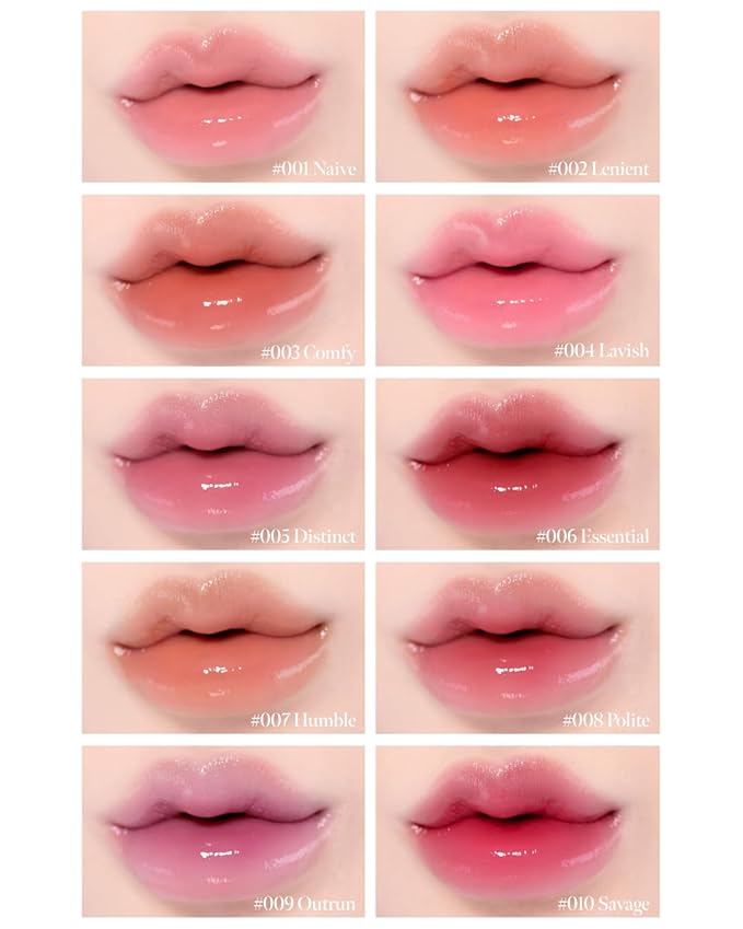 Volumizing Lip Fondue 10 Savage 2g, 3-in-1 Melting Balm for Hydrating Lip Care, Plumping Volume and High-Gloss Water Glow, Infused with Rosehip Oil for Longlasting Moisture, Korean Makeup