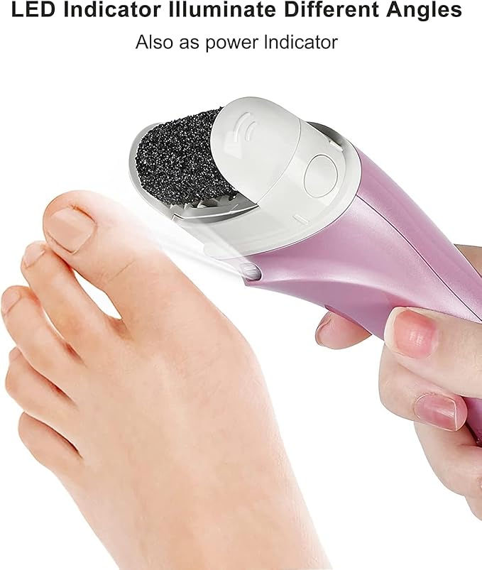 Electric Foot Callus Remover, Electronic Foot File Pedicure Kits, Rechargeable Portable Callus Remover for Feet, Professional Pedicure Tools, Foot Care Perfect for Dead Skin Ideal Gift