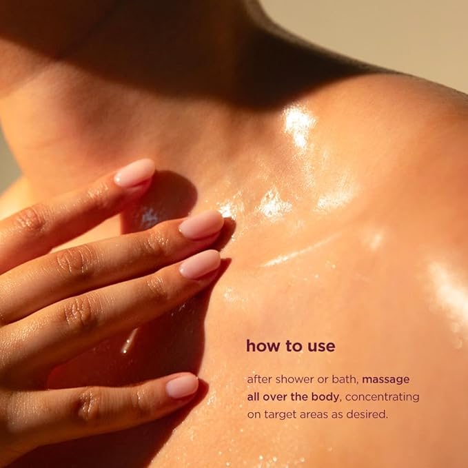 HANNI Good Aura Dry Body Oil, Lightweight After-Shower Moisturizer with Jojoba, Coconut, Baobab, and Buriti Oils, Non-Greasy Skincare for Soft Skin, 100 mL / 3.38 oz