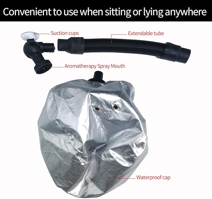 Professional Hair Salon Steamer Ozone Micro Mist Hair Steam Mister Hooded 7 Color Light with UV Protect Coat for Natural Hair Caring