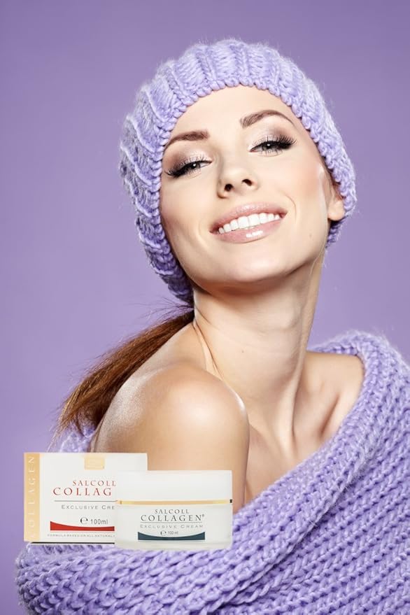 Collagen - Anti-Aging Marine Collagen Face Cream - Firming Moisturizer for Fine Lines & Wrinkles, Day & Night Treatment, All Skin Types, 100 ml. Jar