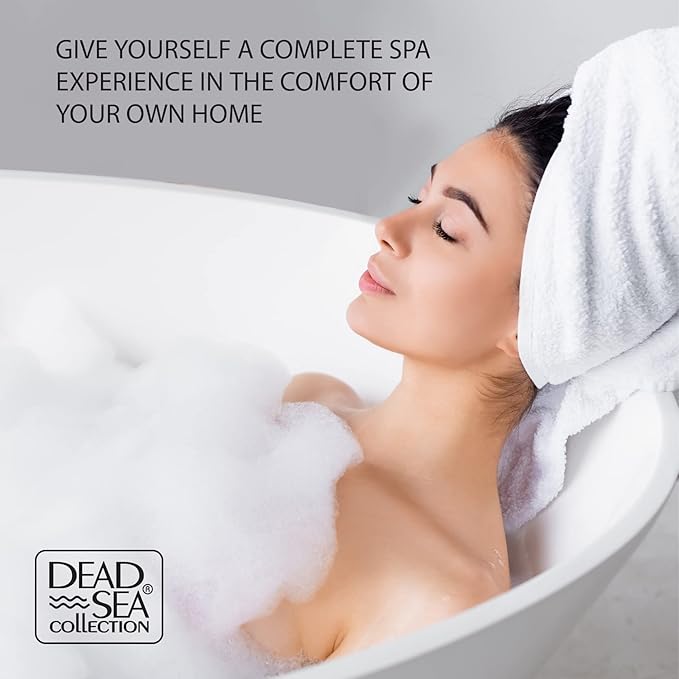 Bundle-Dead Sea Collection Bath Salts Enriched - Argan and Eucalyptus - Natural Salt for Bath - Large 34.2 OZ. - Nourishing Essential Body Care for Soothing and Relaxing Your Skin and Muscle