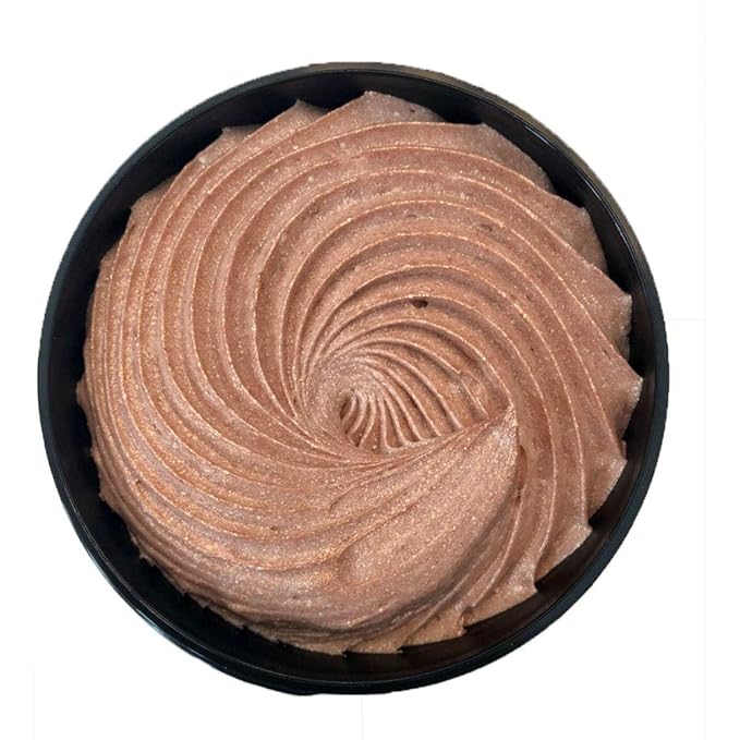GLIMMER GODDESS Organic Whipped Body Butter - Super Level 3 Rose Gold Body Shimmer - Moisturizing & Nourishing Skincare with Natural Ingredients - Deep Glow & Hydration for All Skin Types - 4.0 oz
