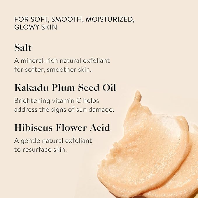 goop Beauty Microderm Body Scrub & Body Oil Bundle | 4 fl oz Exfoliating Body Wash to Cleanse & Moisturize Skin | 6 fl oz Fast-Absorbing Moisturizer for Dry Skin | Silicone & Paraben Free