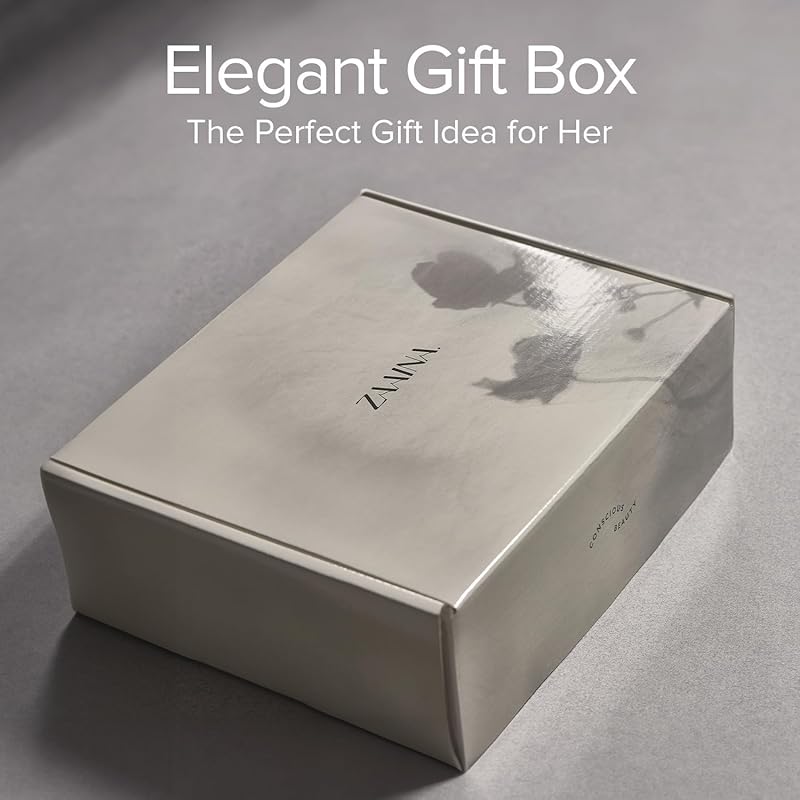 Spa Gift Set for Her - Relaxation Spa Kit for Women Handmade in USA, Luxury Spa Gifts for Women, Spa Gift Basket for Mom, Pampering At Home Bath and Body Self Care Spa Package, Birthday Gifts for Women by ZAAINA