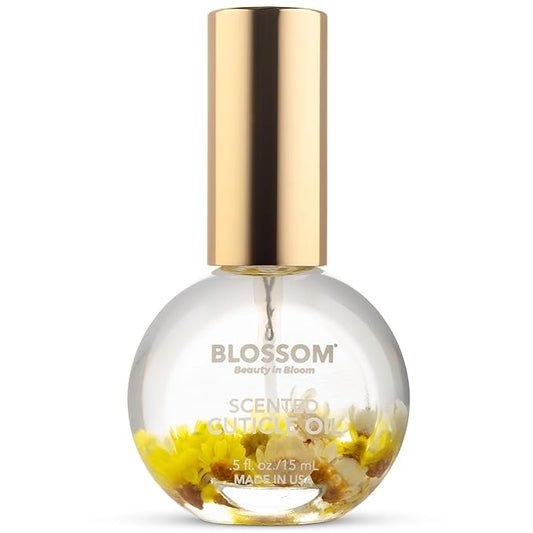 Blossom Cuticle Oil for Nails, Hydrating, Moisturizing, Scented Nail Oil Cuticle Care, Infused with Real Flowers, Made in USA, 0.5 fl. oz, Amazon Exclusive, Lily