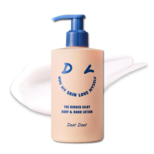 Dear Doer] The Hidden Silky Body & Hand Lotion | Vegan | 10.14 fl.oz - pH-Balanced, Non-Sticky Lotion, No Added Silicone, for Velvety Skin