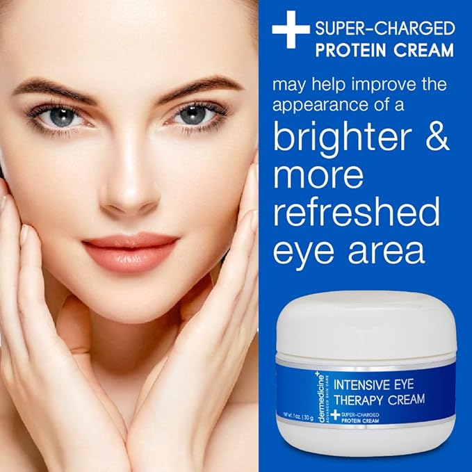 Intensive Therapy Eye Cream w/Peptides, Jojoba Oil, Arnica, Rice Bran | May Help Reduce The Appearance of Under Eye Puffiness, Dark Circles & Fine Lines | Face 1 oz / 30 g