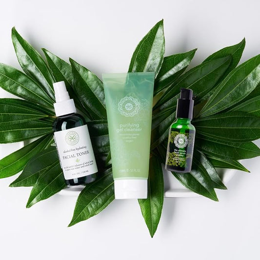 Honeybee Gardens 3-Step Skincare System | For all Skin Types | Vegan, Cruelty Free, Gluten Free