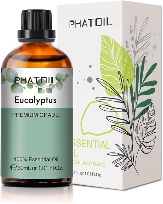 Eucalyptus Essential Oil 30ML, Pure Eucalyptus Essential Oils for Diffuser, Humidifier, Aromatherapy, Perfect for DIY Soap, Candle, Bath Bombs Making