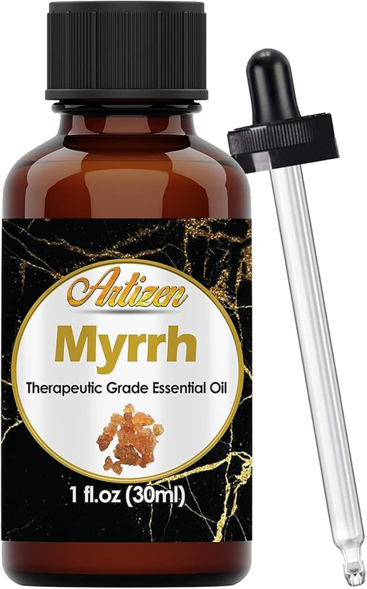 Artizen 30ml Myrrh Essential Oil – Therapeutic Grade Myrrh Oil for Skin (1 Fl Oz)