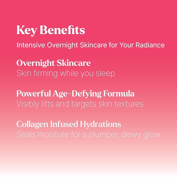 PROOT Collagen Night Cream | Collagen Face Cream | Collagen Jelly Cream | Overnight Collagen Night Cream | Overnight Collagen Face Mask | High Performance Korean Skincare | 2.7 oz