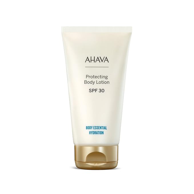 AHAVA. Protecting Body Lotion SPF30 - Ideal body lotion for sun exposure, lightweight, saturated & providing Broad Spectrum high UVAB protection, Anti-Aging (antioxidant), with Osmoter, 5.1 Fl.Oz
