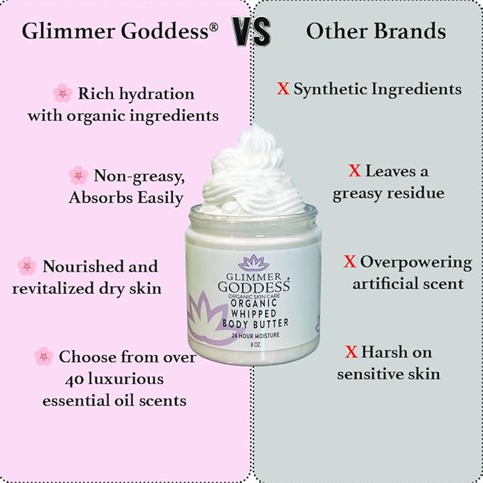 GLIMMER GODDESS Organic Whipped Body Butter (Coastal Reverie)