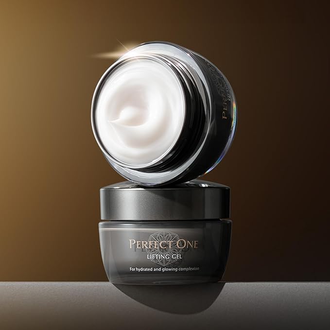 PERFECT ONE Lifting Gel: All-in-One Japanese Facial Cream with Niacinamide, Hyaluronic Acid, Retinol & Collagen. Replaces Serum, Moisturizer, Eye Cream, Primer & Mask, 1.76 oz (50 g)
