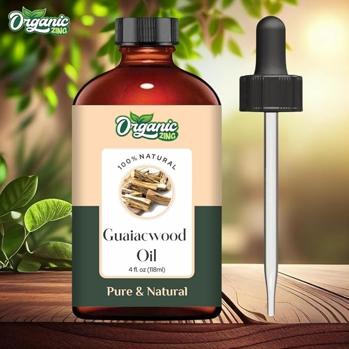 Guaiacwood (Bulnesia Sarmientoi) Oil | Pure & Natural Essential Oil for Skincare, Aroma and Diffusers - 118ml/3.99fl oz