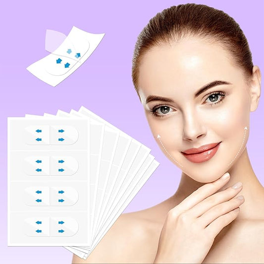 Face Tape Lifting Invisible,200PCS Face Lift Tape Invisible Neck Tape Face Lifter Tape Facelift Tape for Makeup Tape Instant Face Lift Facial Tape for Sagging Skin Double Chin