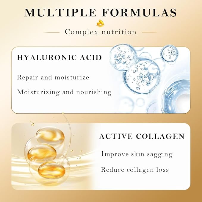 10X Collagen Anti-Aging Sleep Mask – Active Protein Technology – Intensive Hydration, Reduces Sagging & Dullness, Skin Care, Smooth & Whitilight, Cruelty-free (20PCS-Sleep Facial Mask)