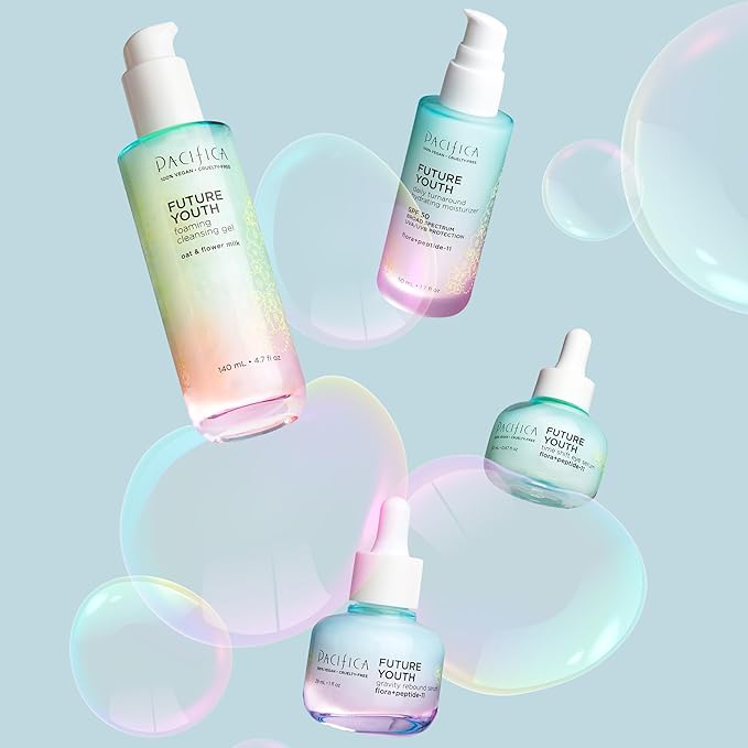 Pacifica Future Youth Time Shift Eye Serum – Peptide Eye Serum for Fine Lines & Dark Circles, Lifting & Firming Under Eye Treatment w/Flora + Peptide-11, Unscented Hydrating Gel for All Skin Types