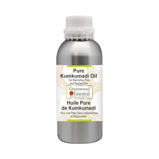 Pure Kumkumadi Oil for Blemishes Free and Radiant Skin Premium Therapeutic Grade for Hair, Skin & Aromatherapy 300ml (10 oz)
