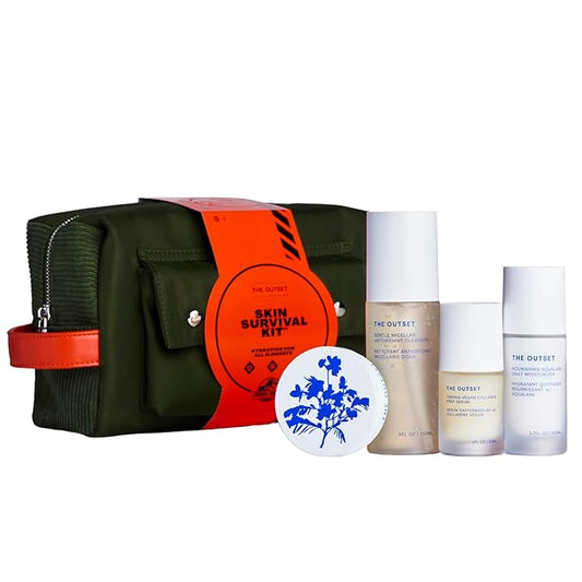 The Outset Skin Survival™ Kit | Skincare Essentials | Vegan | Gluten Free | Clean Beauty | Unisex for All Skin Types |