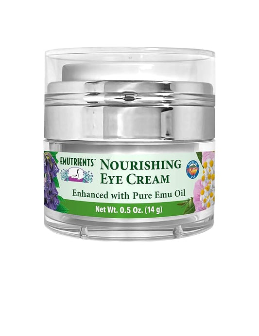 Montana Emu Ranch - Nourishing Eye Cream 0.5 Ounce - Enhanced with Pure Emu Oil