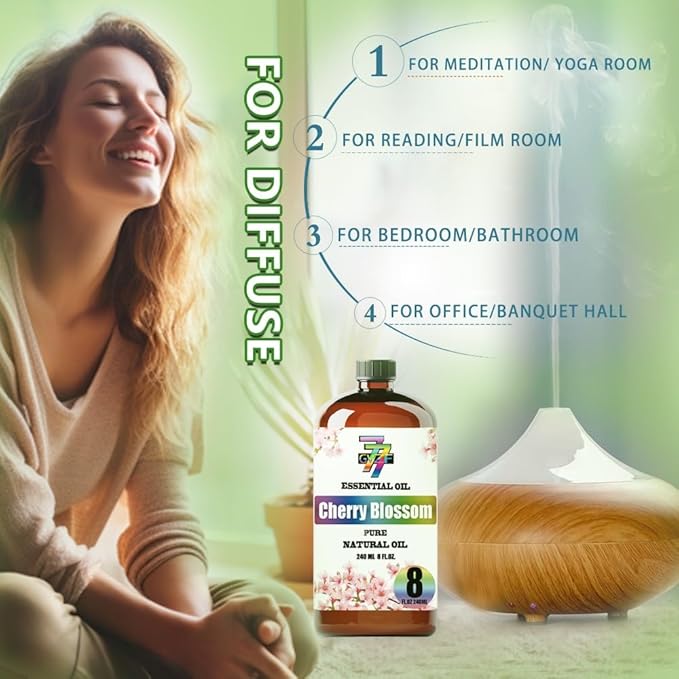 Magnolia Essential Oil (8 oz/240 ml) - Magnolia Oils Used in diffusers, humidifiers, Home Baths, Cleaning Products, Yoga, DIY Soaps and DIY Scented Candles