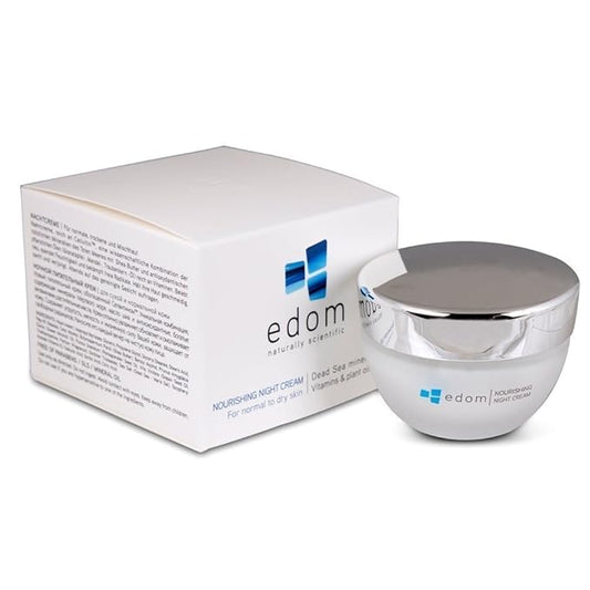 Edom Nourishing Night Cream 50ml, Anti Aging Face Moisturizer, Dead Sea Minerals, Skin Care,Facial Cleanser Lotion