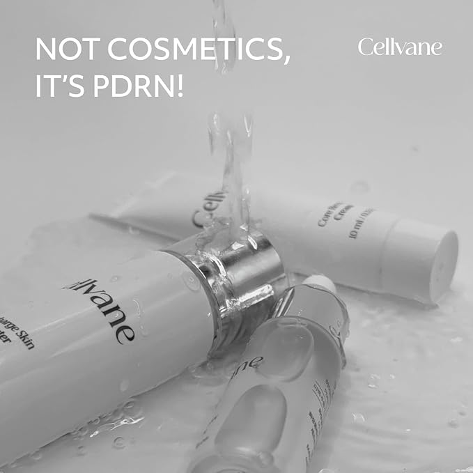 Cellvane Facial skincare kit anti aging set PDRN skincare set, Salmon DNA Korean Moisturizer for Rejuvenation, High Purity PDRN for Dry & Sensitive Skin, Hyaluronic Acid & Anti-Aging