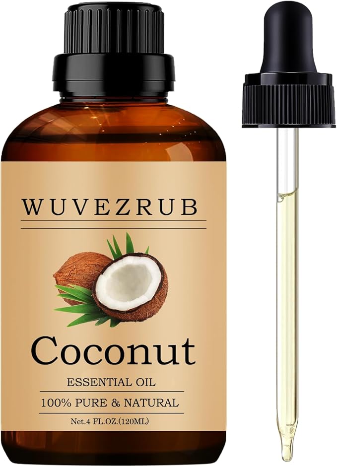 Coconut Essential Oils 120ML, Pure Coconut Essential Oil for Aromatherapy Diffuser - 4 Fl Oz