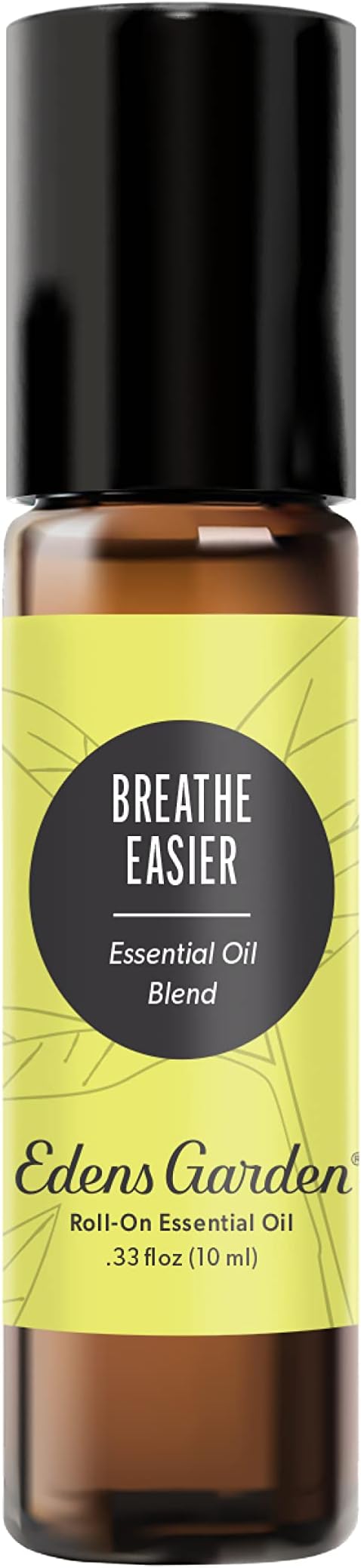 Edens Garden Breathe Easier Essential Oil Roll-On Blend- 100% Pure Premium Grade, Natural, Therapeutic, Aromatherapy, Kid & Skin Safe, The Best for Health, Wellness Pre-Diluted 10 ml (.33 fl oz)