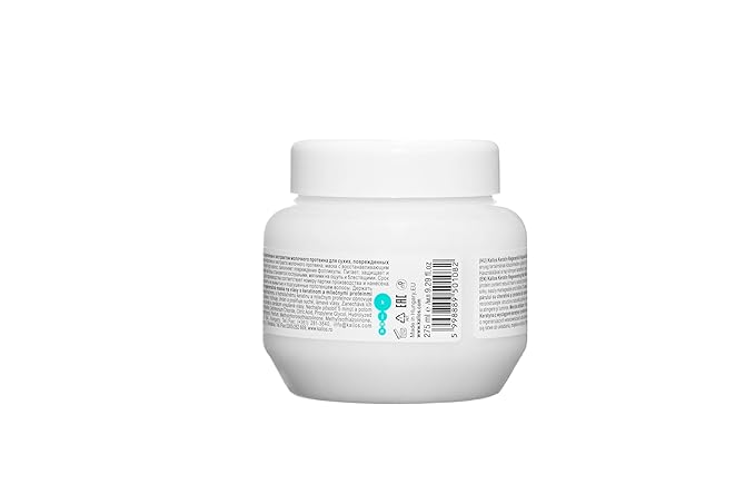 Kallos KJMN Keratin Regenerating Hair Mask with keratin and milk protein for dry, damaged and chemically treated hair 275 ml - 9,3 Fl Oz