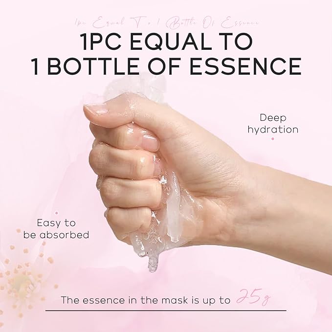 Fruit Face Mask, Facial Mask for Kids, Hydrating Face Masks Skincare Set, Sheet Masks Skin Care, Face Mask Set for Women Men Nourishing Skin, Birthday Party Spa Gift for Kids Teens Girls 7-Pack