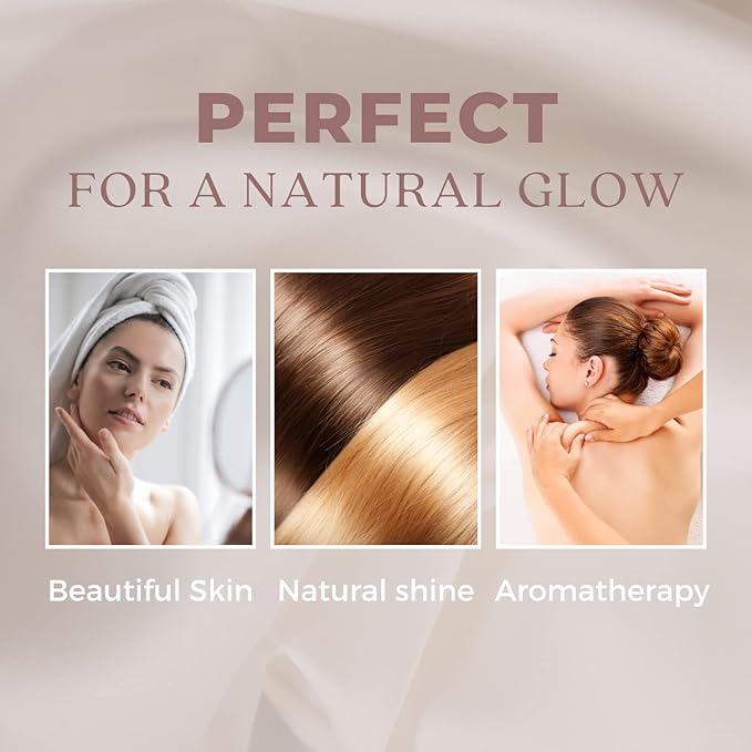 White Naturals Organic Rosehip Seed Oil Cold Pressed, Unrefined 100% Pure Rose Hip Carrier Oil, Natural Moisturizer For Body Face Hair Skin Massage & Nails, Facial Serum Anti-Aging Treatment 4 oz