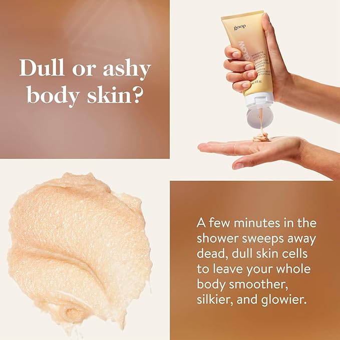 goop Beauty Microderm Body Polish 2-Pack | Exfoliating Scrub & Foaming Cleanser